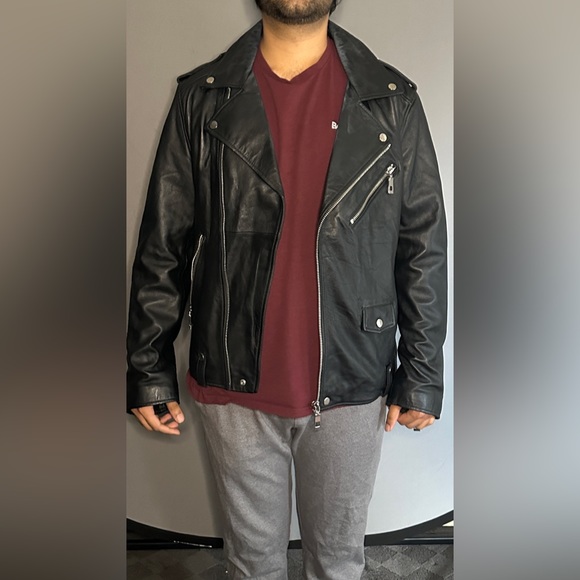 Zara Real leather Jacket - Picture 1 of 5